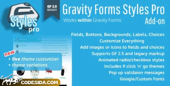 Gravity Forms Styles Pro Add-on v3.1.3