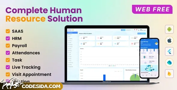 HRM v3.0 - Ultimate HR System App with Admin Panel