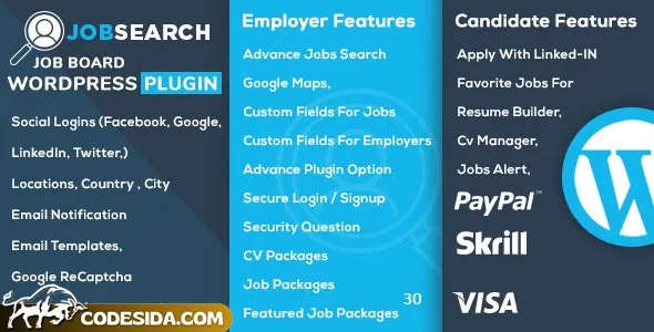 JobSearch v2.5.6 - WP Job Board WordPress Plugin