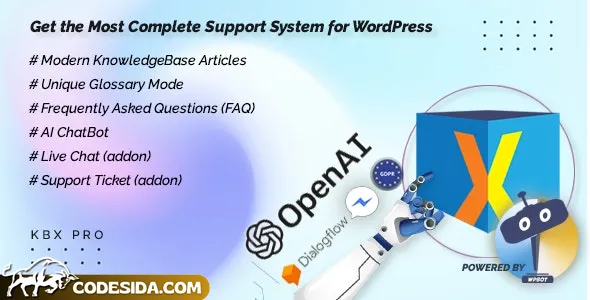 KnowledgeBase Glossary, FAQ & HelpDesk ChatBot v7.9.6