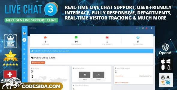 Live Support Chat v5.1.3 - Live Chat 3 - nulled