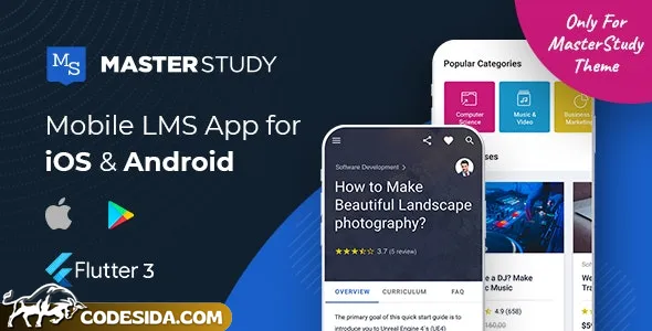 MasterStudy LMS Mobile App v2.2.9.2 - Flutter iOS & Android