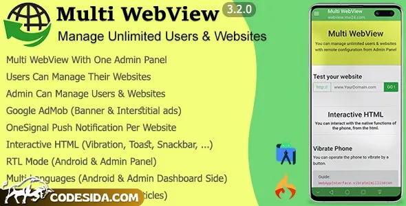Multi WebView + Admin Panel v3.2.0