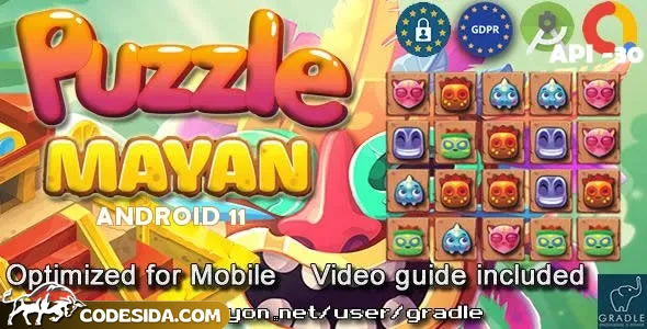 Puzzle Mayan (Admob + GDPR + Android Studio)