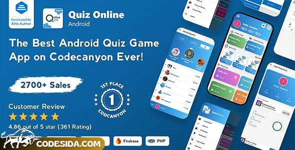 Quiz Online v7.1.5 - Trivia Quiz - Android Quiz Game with Web Quiz + Admin Panel - nulled