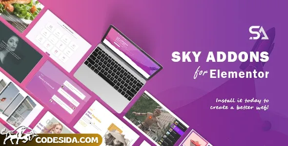 Sky Addons v2.0.2 - for Elementor Page Builder WordPress Plugin