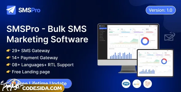 SMSPro v1.0 - Bulk SMS Marketing Software