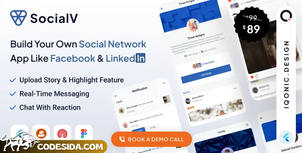 SocialV v6.12.0 - Social Network Flutter App with BuddyPress (WordPress) Backend