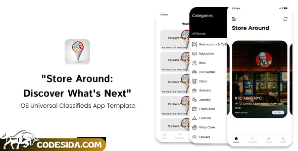 StoresAround - iOS Universal Store Finder App Template (Swift) 25 July 2024