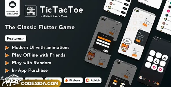 Tic Tac Toe v1.0.8 - The Classic Flutter Tic Tac Toe Game