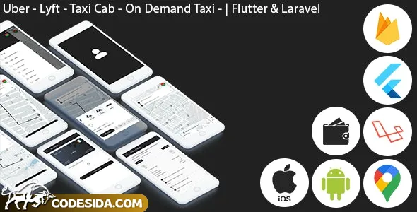 Uber - Lyft - Taxi Cab - On Demand Taxi - Complete Solution v1.0