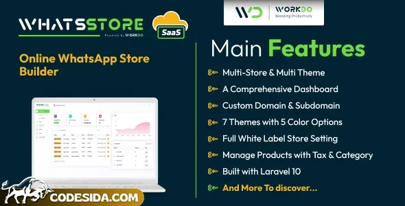 WhatsStore SaaS v7.5 - Online WhatsApp Store Builder - nulled