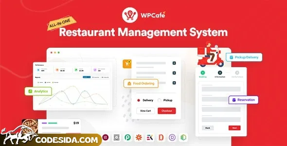 WP Cafe v2.2.25 - Restaurant Reservation, Food Menu & Food Ordering for WooCommerce