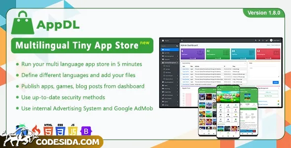 AppDL v1.8.0 - Multilingual Tiny App Store
