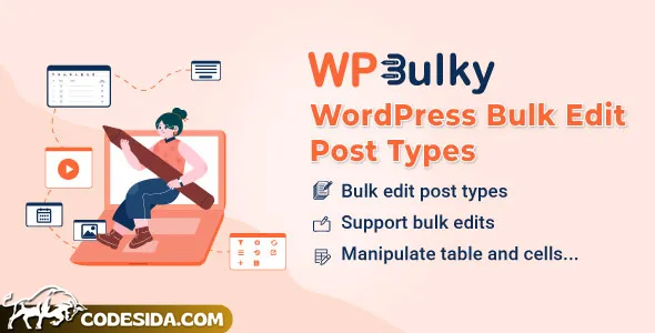 WPBulky v1.1.5 - WordPress Bulk Edit Post Types
