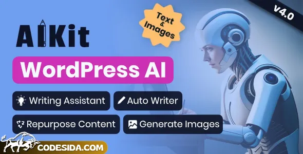 AIKit v4.17.1 - WordPress AI Automatic Writer, Chatbot, Writing Assistant & Content Repurposer