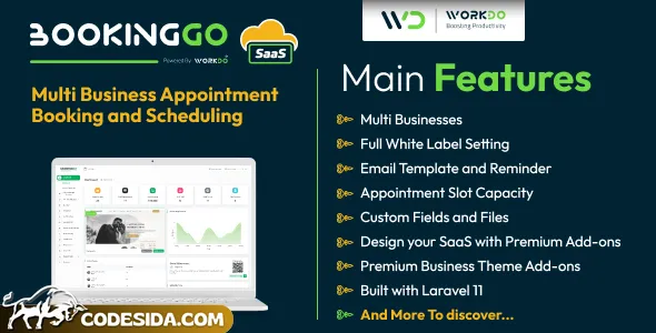 BookingGo SaaS v4.0 - Multi Business Appointment Booking and Scheduling - nulled