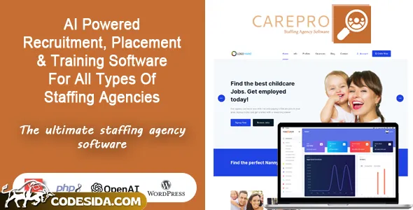 CarePro - AI Recruitment & Staffing Agency Software - 22 July 2024 - nulled