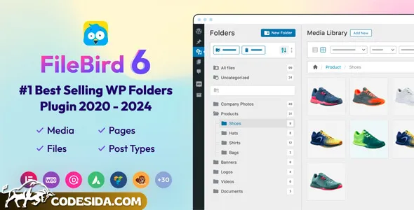 FileBird v6.4.1 - WordPress Media Library Folders