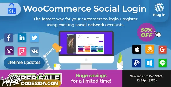 WooCommerce Social Login v2.8.0 - WordPress plugin